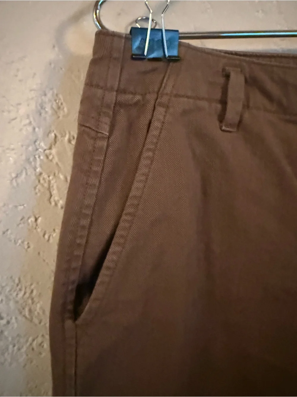 GAP Women’s Brown Wide-Leg Cotton Pants